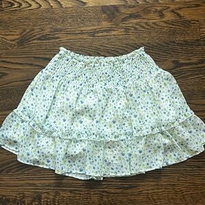 Zara Girls Floral tiered skirt size 11-12